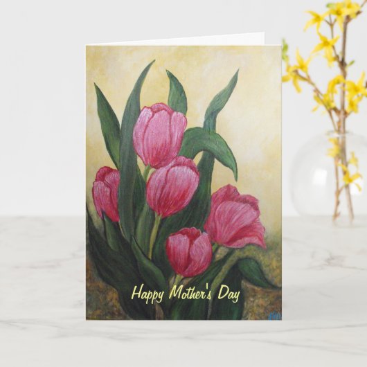 母間抜け日札 カード (黄色い花)