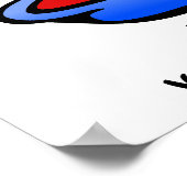 母音運動ポスおもしろいター ポスター (角)