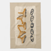 母音AEOU英語 キッチンタオル (縦)