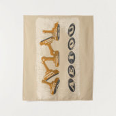 母音AEOU英語 タペストリー (正面)