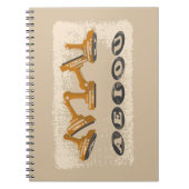 母音AEOU英語 ノートブック (正面)