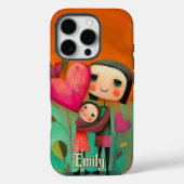 母魅力的と娘絵を描の Case-Mate iPhoneケース (裏面)