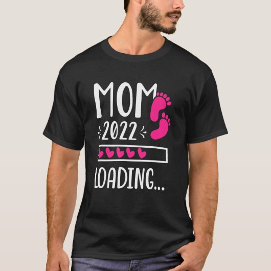 母2022未来の母ママを読み込む母ママは母を期待 Tシャツ (正面)
