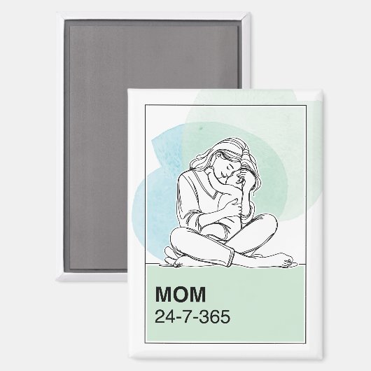 母24/7/365 マグネット (正面/裏面)