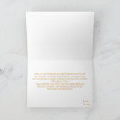 母30歳の誕生日ブラック金ゴールド6枚コラージュ カード (内部)