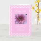 母50歳のバラ カード (黄色い花)