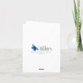 母75th誕生日蝶カード カード (裏面)