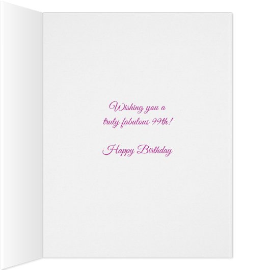 母99歳の誕生日カード (内側(右))