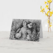 母・ウィング・カードの下 カード (黄色い花)