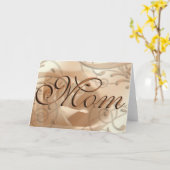 母 カード (黄色い花)