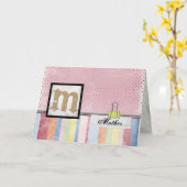 母 カード (黄色い花)