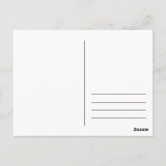 母、クイーンのすぐ上のタイトル – はがき (裏面)