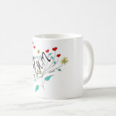 母 コーヒーマグカップ (正面右)