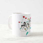 母 コーヒーマグカップ (正面左)