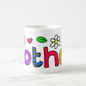 母 コーヒーマグカップ (中央)