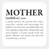 母 スクエアシール (正面)