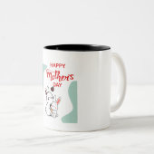 母 ツートーンマグカップ (正面右)