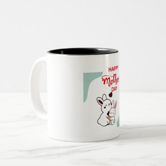 母 ツートーンマグカップ (正面左)