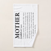 母 バスタオルセット (ハンドタオル)