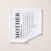 母 バスタオルセット (ウォッシュタオル)