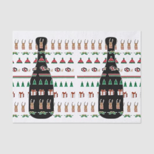 母、パパ、家族を包むギフト用ティッシュペーパー 薄葉紙 (正面)