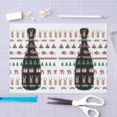 母、パパ、家族を包むギフト用ティッシュペーパー 薄葉紙 (クラフト)