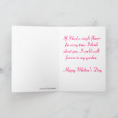 母…ピンクペチュニア カード (内部)