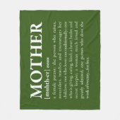 母 フリースブランケット (正面)