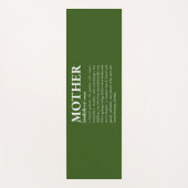 母 ヨガマット (正面)