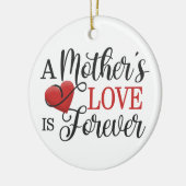 母·ラブ·イズ·フォーエバー·引用文|オーナメント セラミックオーナメント (左)