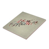 母、一言で タイル (側面)