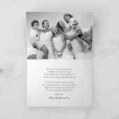 母、友すごい人、母の日の写真 カード (内部)