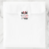 母:唇とハートの中の神の言葉。 ハートシール (バッグ)