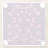 母、妹、娘、友人、ガールフレンドのためのギフト ガラスコースター (裏面)