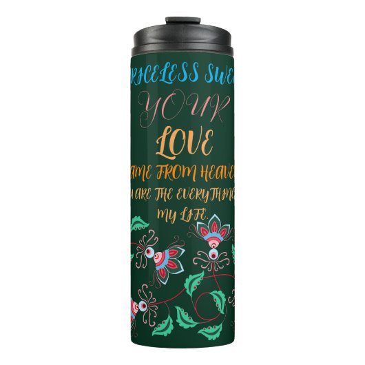 母、妹、娘、友人、ガールフレンドのためのギフト タンブラー (正面)