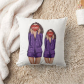 母，娘，母の日，贈り物 クッション (ブランケット)