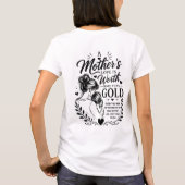 “母: 家族の心” Tシャツ (裏面)