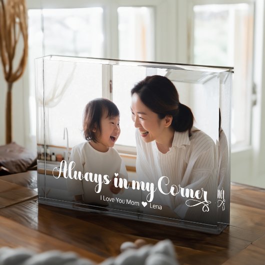 母 – 常にマイコーナー – 水平 フォトブロック