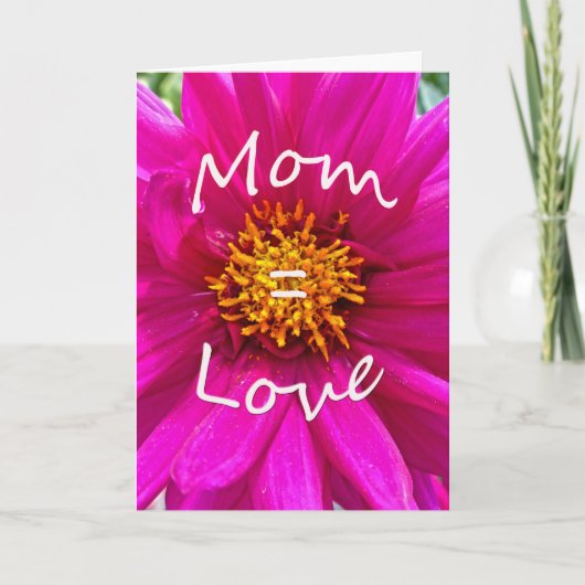 母=愛 カード (正面)