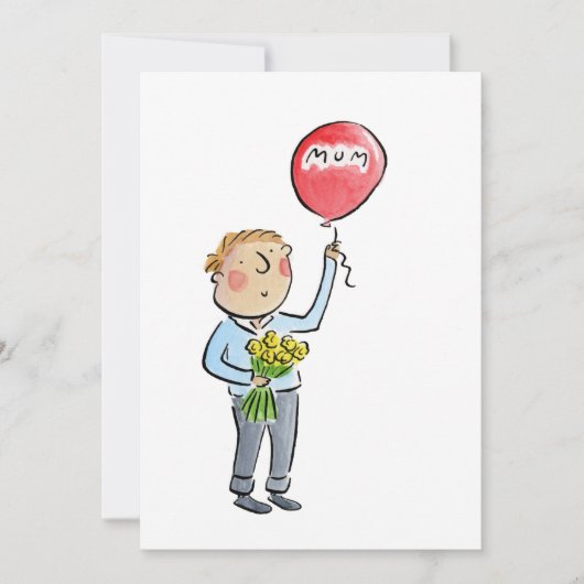 母 招待状 (正面)