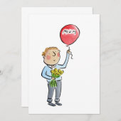 母 招待状 (正面/裏面)