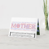 母: 母- CustomizeCardの多くの役割 シーズンカード (裏面)