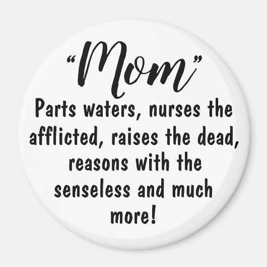 母:水の一部、苦しむナース...等 マグネット (正面)