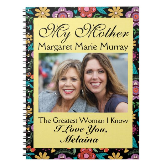 母/祖母/妻への愛のノート – SRF ノートブック (正面)