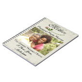 母/祖母/妻への愛のノート – SRF ノートブック (左側)