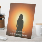 母：私の最初の友人、私の永遠の英雄 | 心から 台座サイン (インサイチュ)