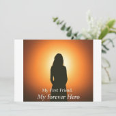 母：私の最初の友人、私の永遠の英雄 | 心から 招待状 (スタンド正面)