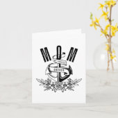 母、私の永遠のいかり-航海のフローラ母 カード (黄色い花)