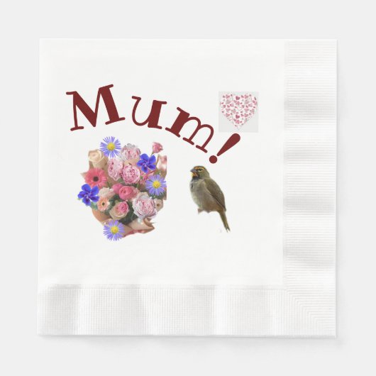 母 縁ありランチョンナプキン (正面)