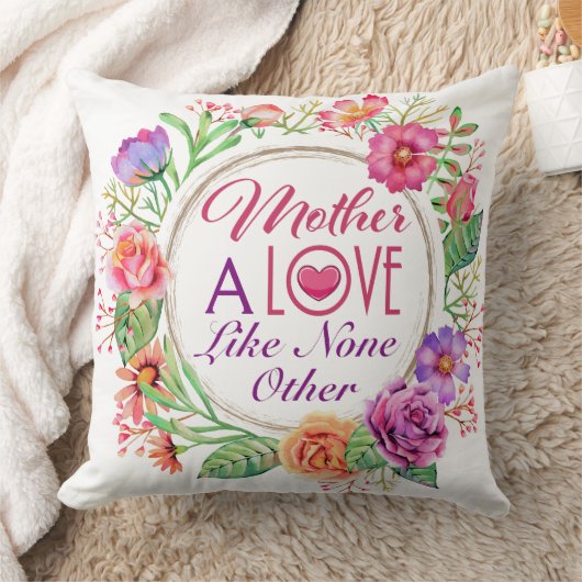 母 – 背面を参照 クッション (ブランケット)